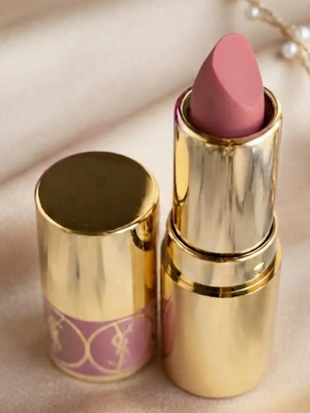 YSL Rouge Volupte Shine Nude Lavalliere Yves Saint Laurent Mini Lipstick